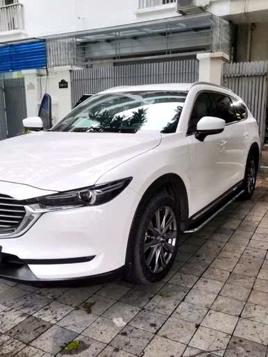 Bậc lên xuống cho Mazda CX8 mẫu mới nhất, thiết kế theo lỗ chờ có sẵn khung gầm xe